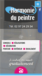 Mobile Screenshot of harmonie-du-peintre.com